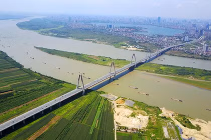 Khu vực ngoài đê sông Hồng