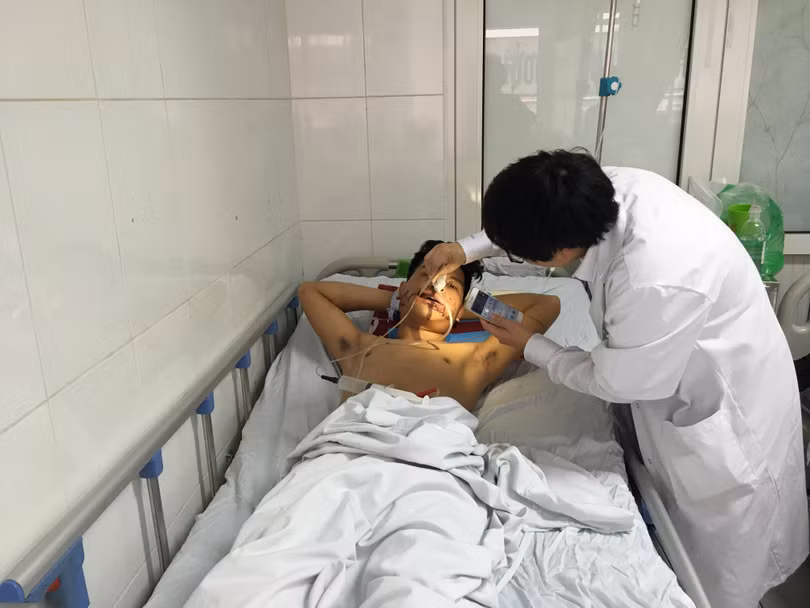 Chăm sóc cho bệnh nhân bị động vật cắn rách mặt Chăm sóc cho bệnh nhân bị động vật cắn rách mặt