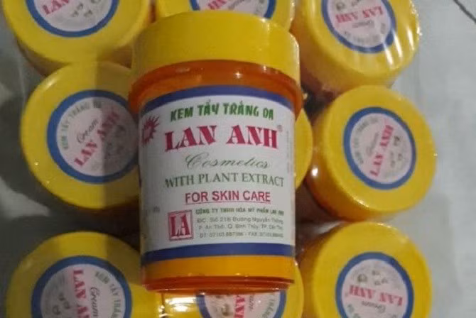 Kem tẩy trắng da Lan Anh bị thu hồi