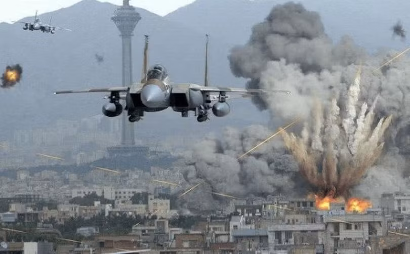 Máy bay chiến đấu của Israel oanh kích miền Nam Syria Máy bay chiến đấu của Israel oanh kích miền Nam Syria