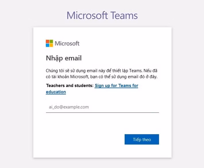 Người dùng sẽ nhập email vào, nếu email đã từng dùng để đăng ký tài khoản Microsoft thì chúng ta chỉ cần nhập mật khẩu để đăng nhập. Người dùng sẽ nhập email vào, nếu email đã từng dùng để đăng ký tài khoản Microsoft thì chúng ta chỉ cần nhập mật khẩu để đăng nhập.