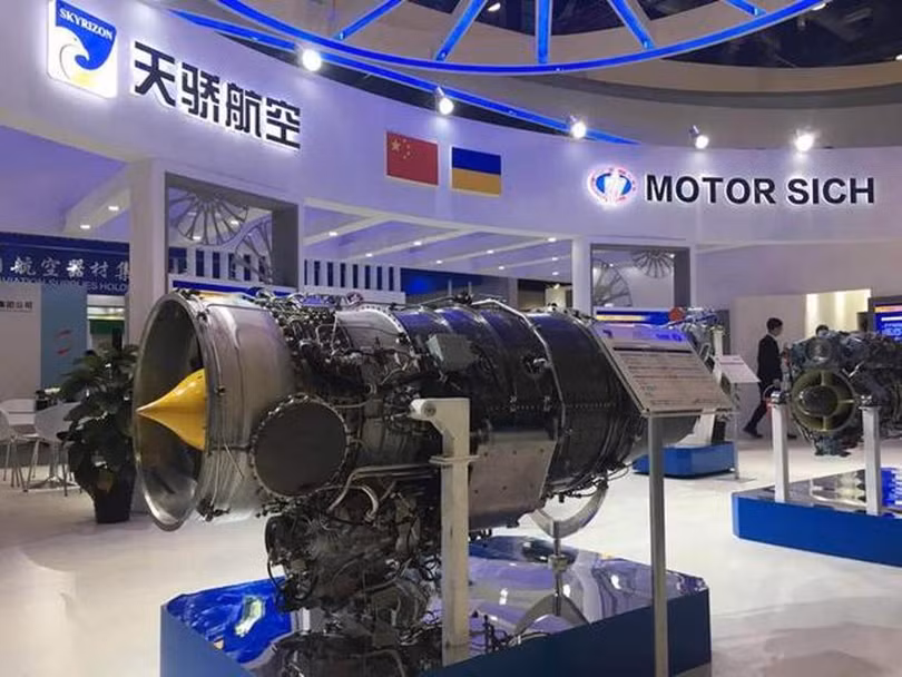 Sản phẩm động cơ máy bay do liên doanh giữa Motor Sich và Thiên Kiêu chế tạo. Sản phẩm động cơ máy bay do liên doanh giữa Motor Sich và Thiên Kiêu chế tạo.