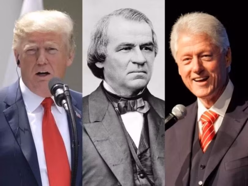 Ông Donald Trump trở thành Tổng thống thứ ba bị luận tội trong lịch sử nước Mỹ. Ông Donald Trump trở thành Tổng thống thứ ba bị luận tội trong lịch sử nước Mỹ.