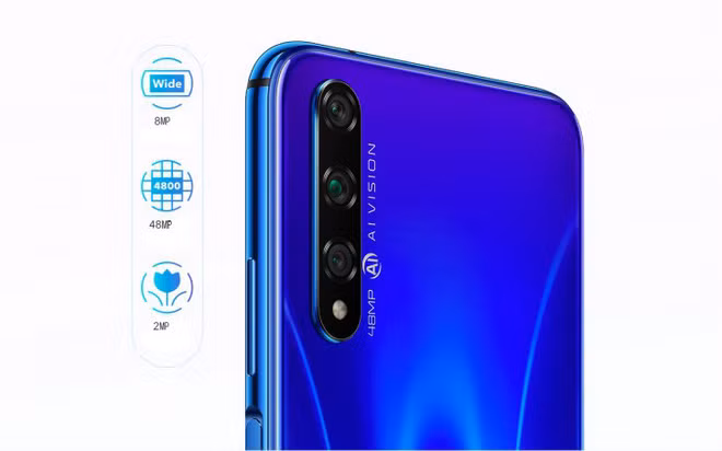 Honor 20S ra mắt: Màn hình đục lỗ, 3 camera sau, chip Kirin 810, pin 3.750 mAh, giá từ 265 USD - Ảnh 3.
