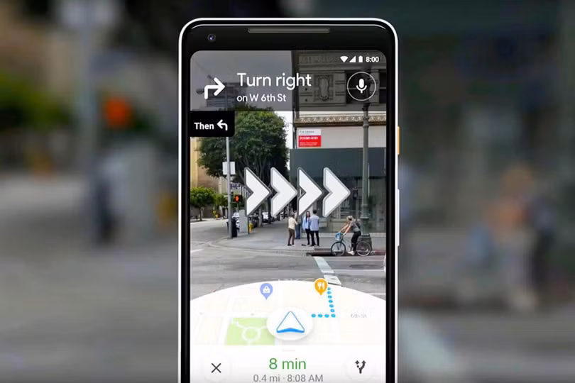 Cách sử dụng tính năng chỉ đường thực tế ảo tăng cường của Google Maps