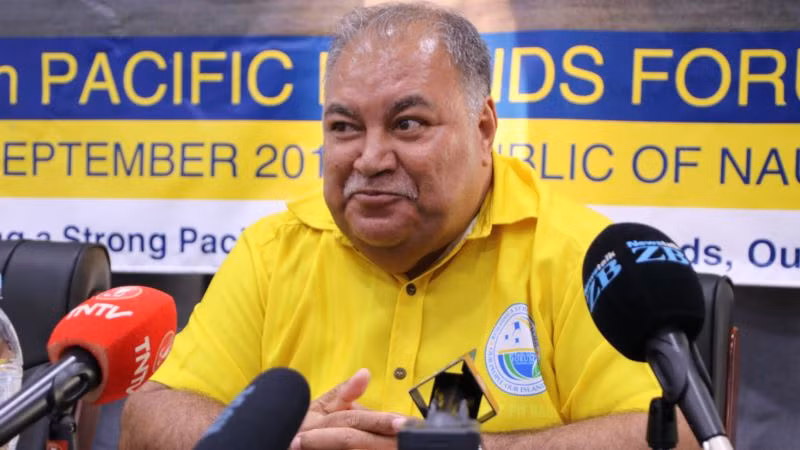 Tổng thống Nauru Baron Waqa Tổng thống Nauru Baron Waqa