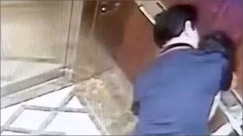 Hình ảnh Nguyễn Hữu Linh -nguyên Viện phó VKSND dâm ô với cháu bé 8 tuổi trong thang máy