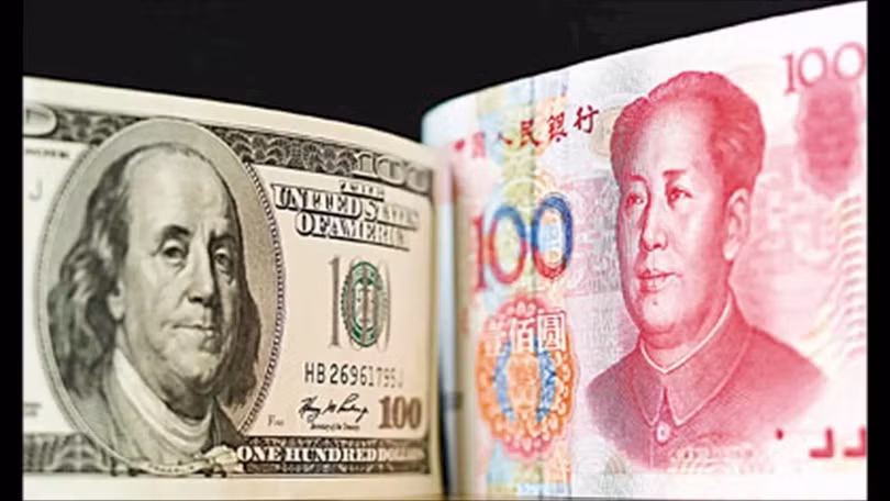 Lần đầu tiên sau 11 năm, Trung Quốc để đồng Nhân dân tệ phá vỡ mức 7 tệ/ USD để trả thù việc Mỹ tiếp tục áp thuế 10% đối với 300 tỷ USD hàng hóa Trung Quốc nhập khẩu Mỹ Lần đầu tiên sau 11 năm, Trung Quốc để đồng Nhân dân tệ phá vỡ mức 7 tệ/ USD để trả thù việc Mỹ tiếp tục áp thuế 10% đối với 300 tỷ USD hàng hóa Trung Quốc nhập khẩu Mỹ
