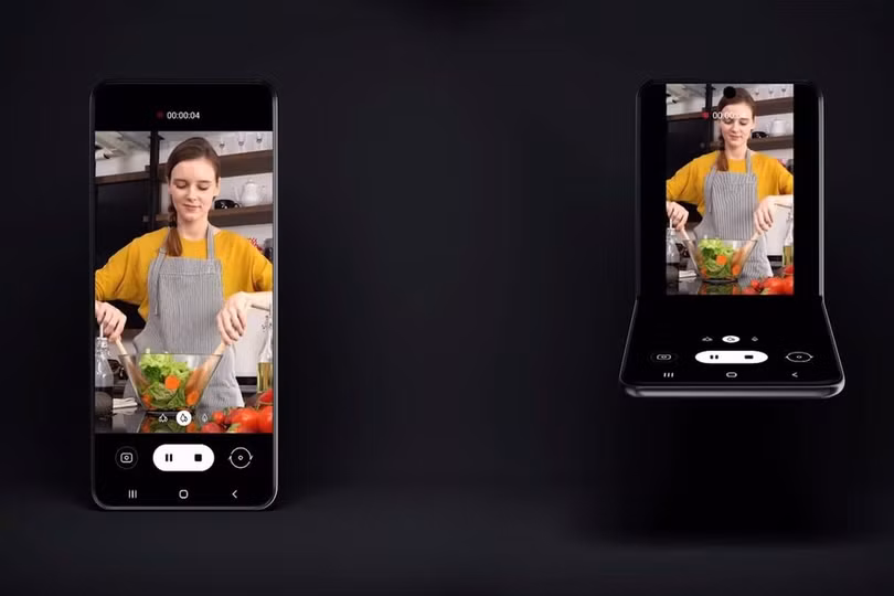 Hình ảnh được lấy từ video giới thiệu sản phẩm Fold 2 của Samsung. Ảnh: PhoneArena