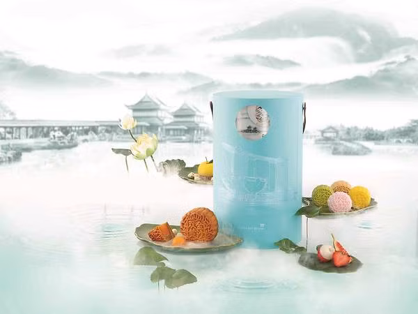 Bánh của Marina Bay Sands. Ảnh: CNA