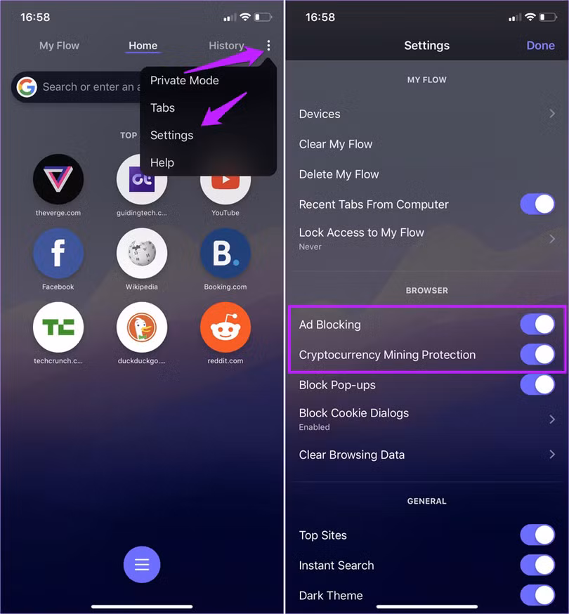 Top 5 trình duyệt tích hợp chặn quảng cáo dành cho iPhone ảnh 6 Top 5 trình duyệt tích hợp chặn quảng cáo dành cho iPhone