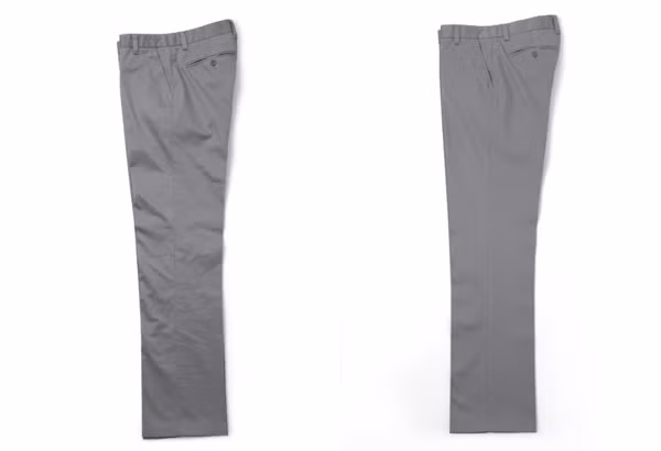 Thành quả trước/sau khi xử lý quần âu với một chu trình khử nhăn bằng LG Styler