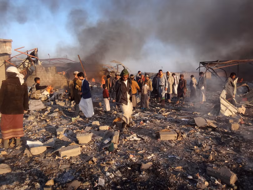 Nội chiến liên miên tàn phá khiến Yemen có thể trở thành quốc gia nghèo nhất thế giới (Ảnh: AFP) Nội chiến liên miên tàn phá khiến Yemen có thể trở thành quốc gia nghèo nhất thế giới (Ảnh: AFP)