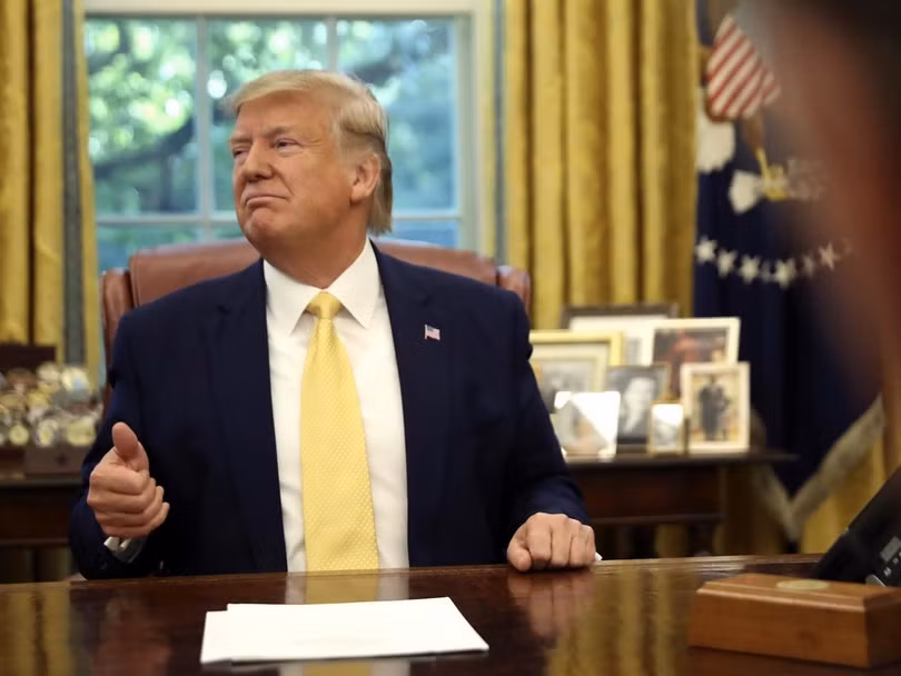 Việc ông Donald Trump sẵn sàng ký hiệp định thương mại Mỹ - Trung giai đoạn đầu mà không cần ông Tập Cận Bình có mặt đã gây bất ngờ cho Trung Quốc (Ảnh: AP)