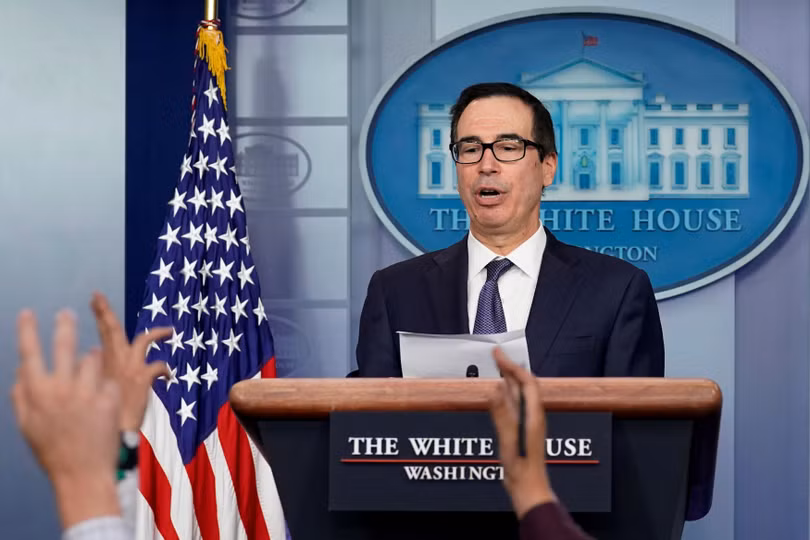 Bộ trưởng Tài chính Mỹ Steven Mnuchin khẳng định: Mỹ sẽ không cắt giảm hay bãi bỏ thuế quan hiện hành đối với 360 tỷ USD hàng hóa Trung Quốc (Ảnh: Reuters)