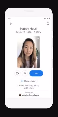 Đây là giao diện chuẩn bị vào cuộc họp trên Meet. Đây là giao diện chuẩn bị vào cuộc họp trên Meet.