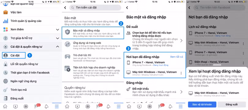 Làm theo hướng dẫn như hình ảnh