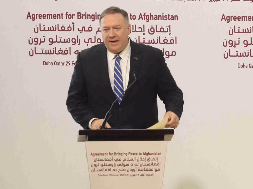 Ngoại trưởng Mỹ Mike Pompeo, người nhiều lần cho rằng virus Corona mới có nguồn gốc Trung Quốc (Ảnh:AP).