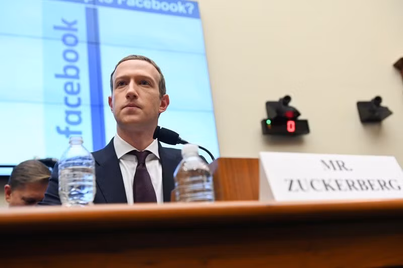 CEO Facebook Mark Zuckerberg. Ảnh: Yahoo Sport Ảnh: Yahoo Sport