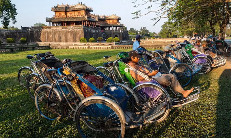 Xích lô ở Huế. Ảnh: Dreamstime Xích lô ở Huế. Ảnh: Dreamstime