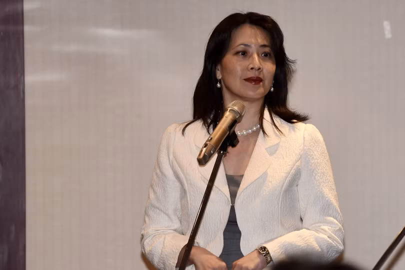 Bà Âu Giang An: "Đài Loan và Trung Quốc không lệ thuộc nhau, chính phủ Trung Quốc đại lục chưa bao giờ cai trị Đài Loan, vì vậy họ không có quyền đại diện cho dân chúng Đài Loan trong các tổ chức quốc tế" (Ảnh: Upmedia). Bà Âu Giang An: "Đài Loan và Trung Quốc không lệ thuộc nhau, chính phủ Trung Quốc đại lục chưa bao giờ cai trị Đài Loan, vì vậy họ không có quyền đại diện cho dân chúng Đài Loan trong các tổ chức quốc tế" (Ảnh: Upmedia).