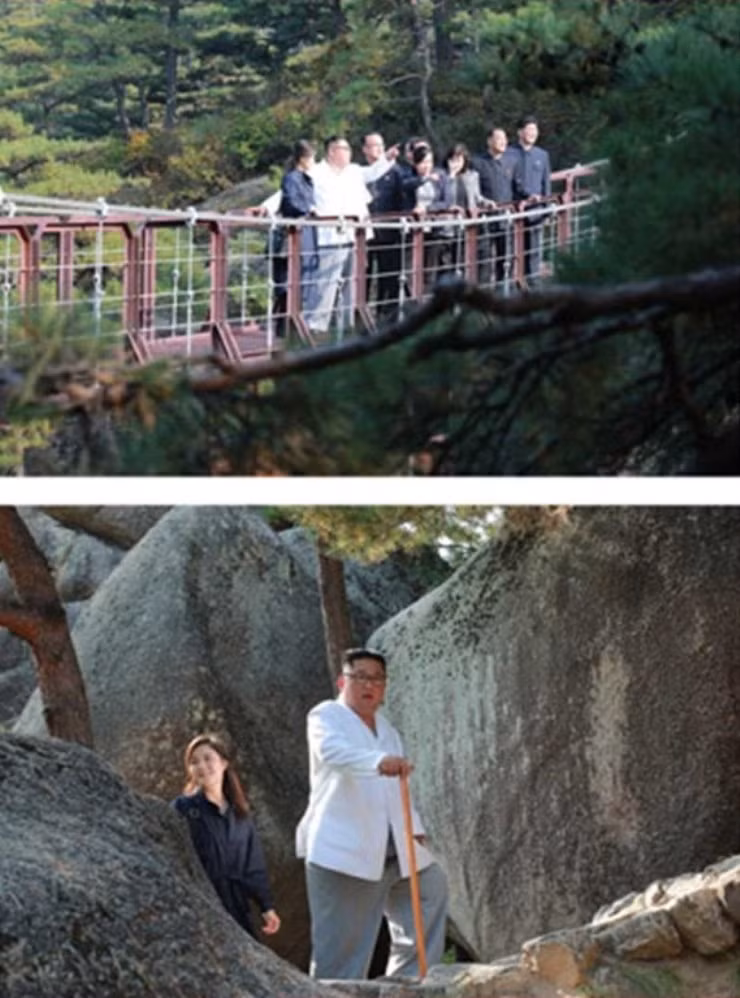 Bà Ri Sol-ju lần đầu xuất hiện cùng ông Kim Jong-un tại Khu du lịch núi Kumgang sau 4 tháng ẩn dật