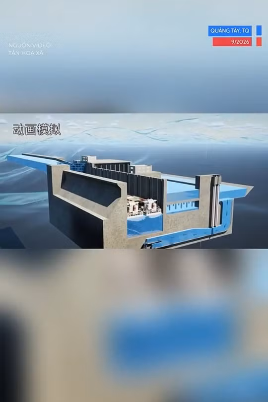 “Thang máy nước” nâng tàu 5.000 tấn vượt chênh cao 65 m ở siêu kênh đào 10,8 tỷ USD thế nào?