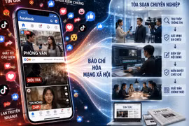 Nhiều nội dung trên mạng xã hội mang dáng dấp tác phẩm báo chí, tiềm ẩn nguy cơ bị xử lý theo quy định. Ảnh minh họa/Nguồn: XL.