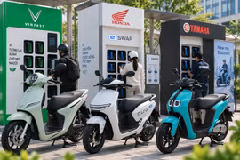 VinFast, Honda, Yamaha tăng tốc mở trạm đổi pin và bài toán chuẩn hóa nhìn từ Trung Quốc