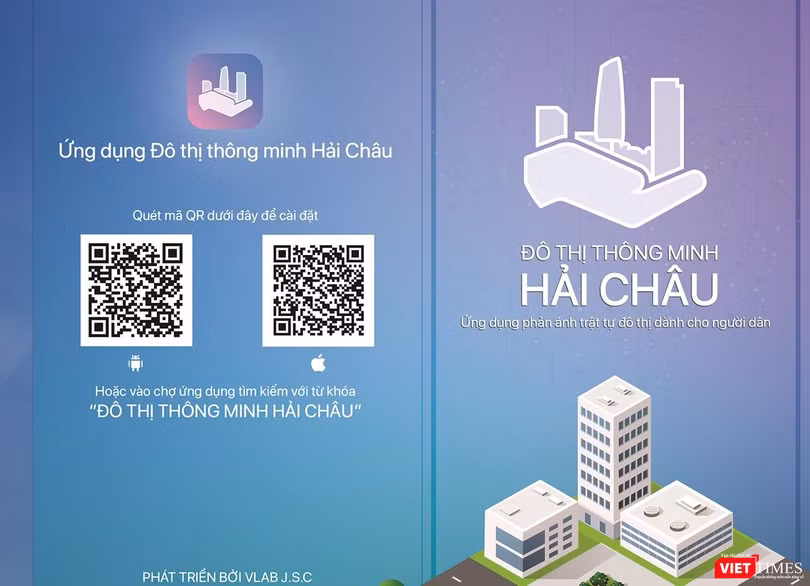 Ứng dụng "Đô thị thông minh Hải Châu" vừa được UBND quận Hải Châu đưa vào sử dụng