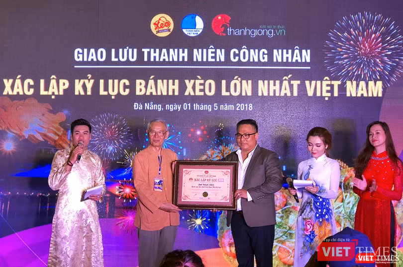 Đà Nẵng xác lập kỷ lục Bánh Xèo lớn nhất Việt Nam ảnh 3