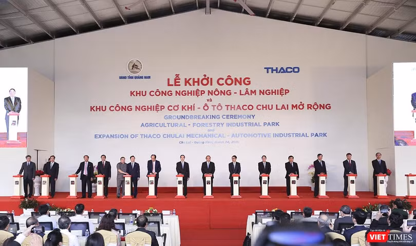 Sau HNG, Thaco hợp tác chiến lược với “vua cá tra” HVG ảnh 3 Khởi công hàng loạt siêu dự án ở Chu Lai, Thaco hiện thực hóa chiến lược đa ngành