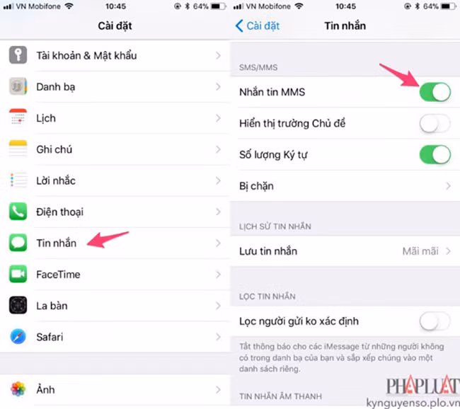 7 cách sửa lỗi không thể gửi tin nhắn trên iPhone ảnh 3