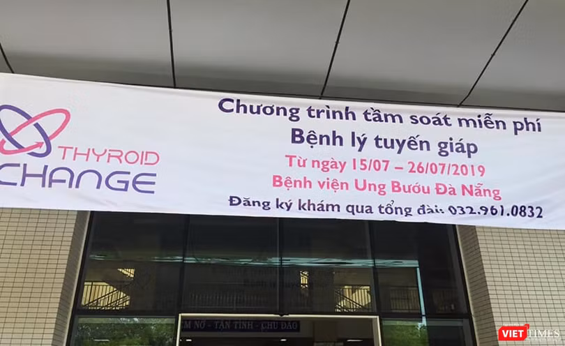 Bệnh viện Ung bướu Đà Nẵng sẽ tầm soát miễn phí cho khoảng 3.000 người dân tại Đà Nẵng và các tỉnh lân cận có nguy cơ mắc bệnh tuyến giáp (ảnh Phước Hiền)