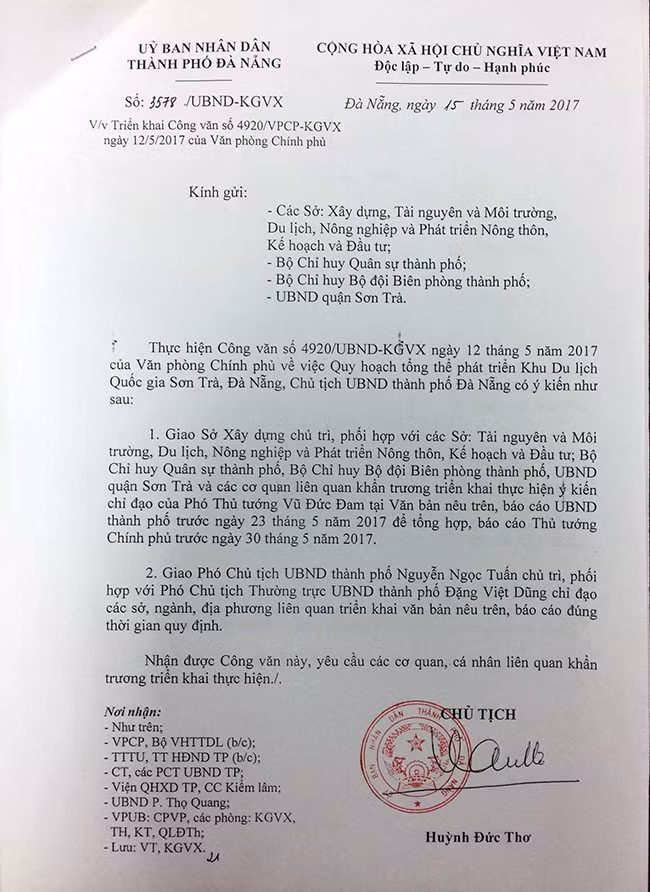 VietTimes, Đà Nẵng, Sở Xây dựng, ý kiến chỉ đạo, Phó Thủ tướng Vũ Đức Đam, Quy hoạch tổng thể, phát triển Du lịch Quốc gia, Sơn Trà