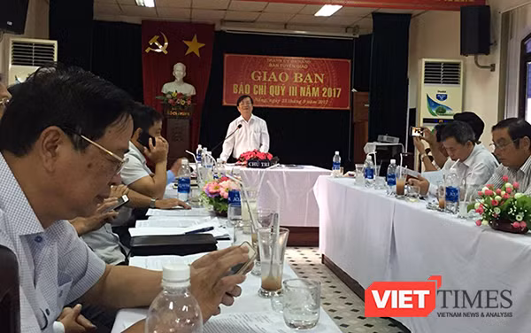 Ban tuyên giáo Thành ủy Đà Nẵng vừa yêu cầu cơ quan báo chí thông tin khách quan, không đánh giá, suy đoán, hạn chế đi sâu khai thác các vấn đề liên quan đến kết luận sai phạm ở Đà Nẵng của Ủy ban Kiểm tra Trung ương.
