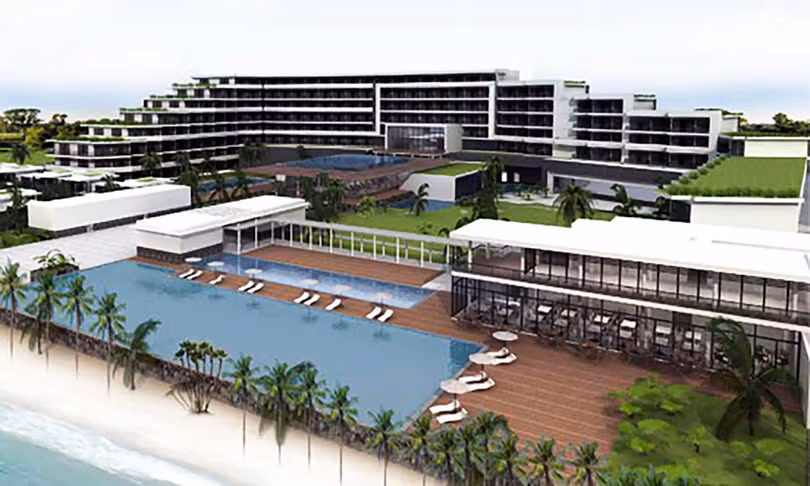 Phối cảnh dự án Khu Resort & Spa Marriott Hội An của Công ty Cổ phần Khu du lịch và Khách sạn Phát Đạt Quảng Ngãi (ảnh Resort & Spa Marriott Hội An).