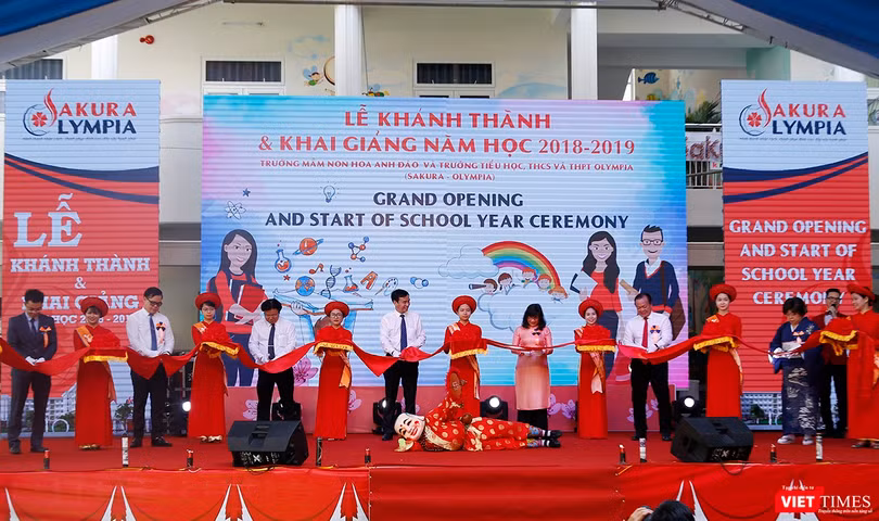 Hệ thống trường liên cấp Sakura-Olympia được đưa vào hoạt động và khai giảng năm học mới 2018-2019.