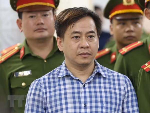 Phan Văn Anh Vũ bị TAND Hà Nội tuyên phạt 9 năm tù tại phiên xử cuối tháng 7 vừa qua. Ảnh: TTXVN