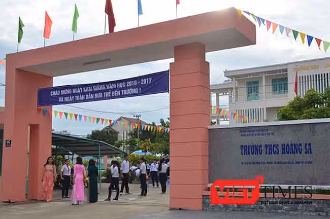 Đà Nẵng, Hoàng Sa, Khai giảng, năm học mới, VietTimes