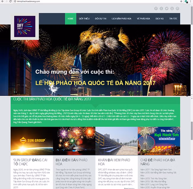 VietTimes, Sở TT&TT, Đà Nẵng, cảnh báo, website giả mạo, đơn vị tổ chức, Lễ hội pháo hoa Quốc tế, DIFF