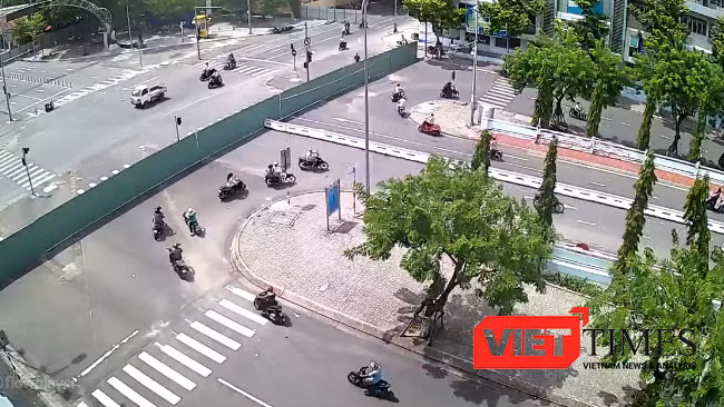 Đà Nẵng sẽ cấm đậu đỗ nhiều tuyến đường tại khu vực trung tâm TP để thi công hầm chui nút giao thông phía tây caayuf Sông Hàn