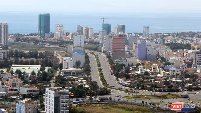 Một góc đô thị bờ đông sông Hàn TP Đà Nẵng