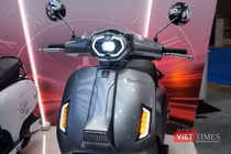 Cận cảnh xe máy điện thương hiệu Việt giá 39 triệu đồng, kiểu dáng gợi nhớ Lambretta