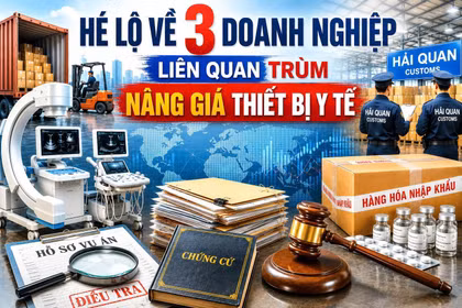 Từ trái sang, ông Bùi Chân Phương, Hà Văn Nam và Trần Thị Hồng Hạnh. Ảnh: Bộ Công An.
