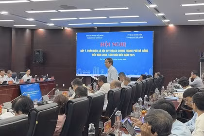 Quang cảnh Hội nghị góp ý, phản biện xã hội đối với Quy hoạch chung TP Đà Nẵng đến năm 2050, tầm nhìn 2075.