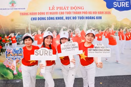 Vinamilk mang giải pháp dinh dưỡng và chăm sóc sức khỏe đến người cao tuổi thủ đô 