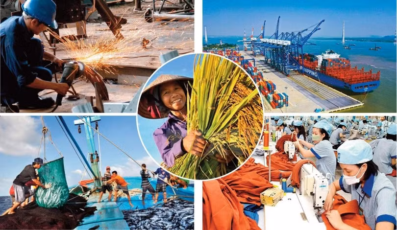 Việt Nam đặt mục tiêu tăng trưởng 2 con số. Ảnh minh họa