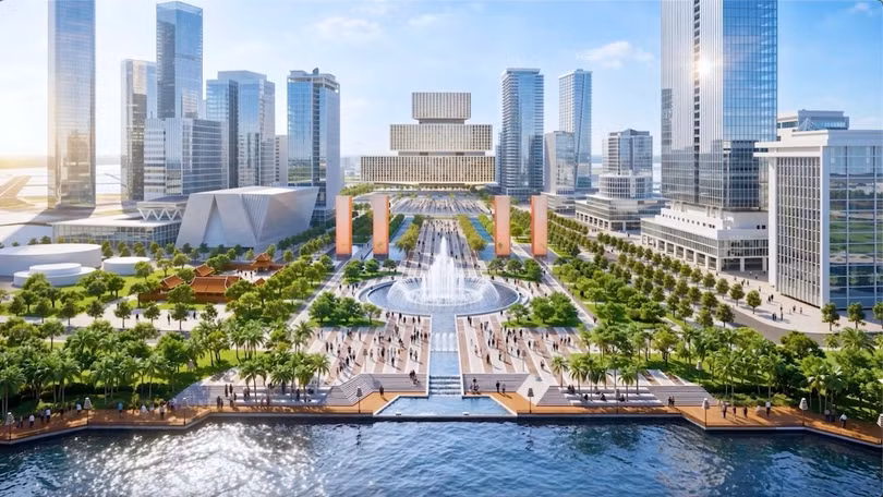 Phối cảnh dự án Thủ Thiêm Eco Smart City.