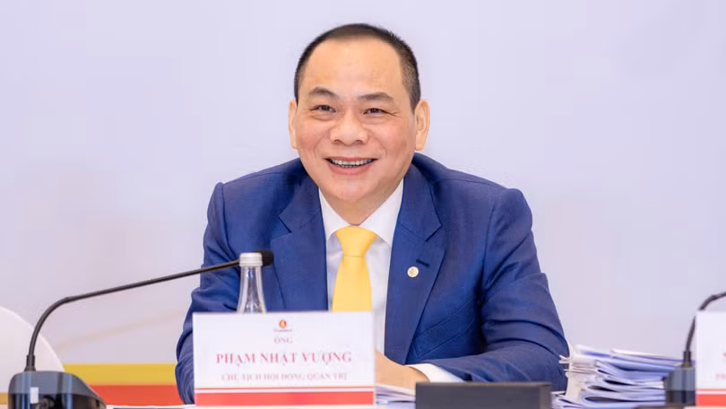 Ông Phạm Nhật Vượng, Chủ tịch Vingroup tại ĐHĐCĐ sáng nay